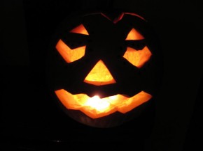 glowing jack-o-lantern